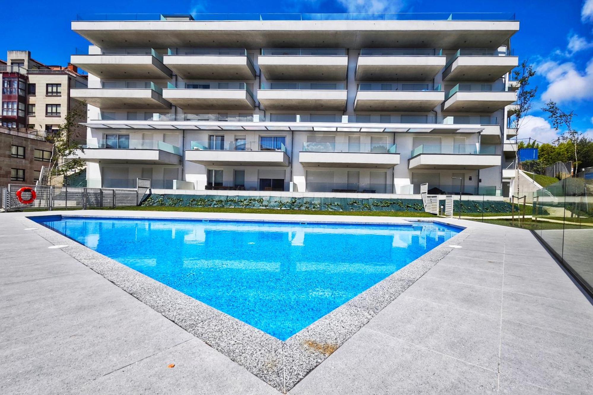 Desconectaengalicia Apartamento Zoo Con Piscina Y Vistas Al Mar A 150 Metros De Silgar Sanxenxo Buitenkant foto